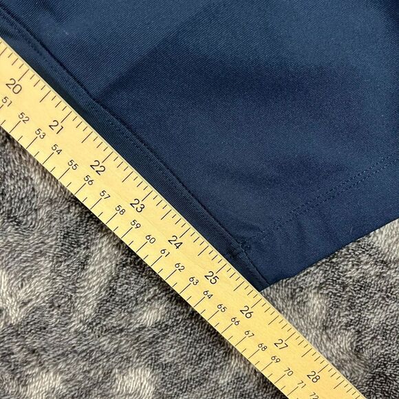 Lululemon ABC Warpstreme Men's Pants 33X26 Navy Blue Square Dot LM5AQXS - Picture 6 of 8